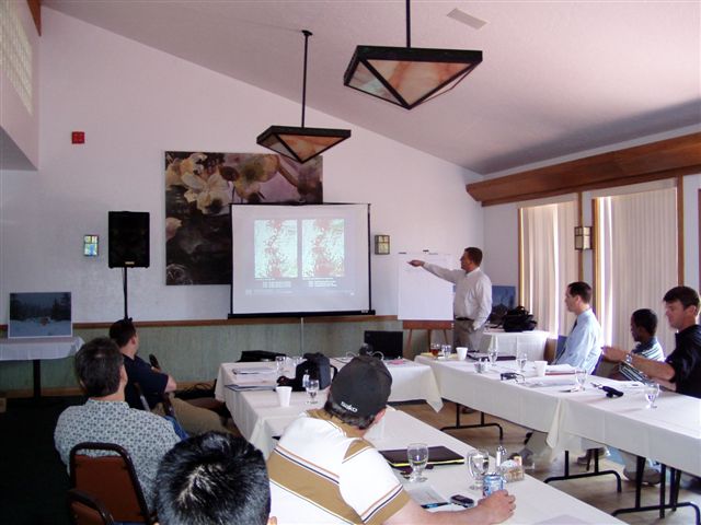 Conference room during 2006 technical presentations.